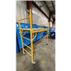 Image 2 : METALTECH YELLOW 6' MOBILE ADJUSTABLE HEIGHT DRYWALLER'S SCAFFOLDING WITH 1,000 LB LOAD CAPACITY