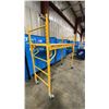 Image 2 : METALTECH YELLOW 6' MOBILE ADJUSTABLE HEIGHT DRYWALLER'S SCAFFOLDING WITH 1,000 LB LOAD CAPACITY