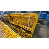 Image 1 : YELLOW SCAFFOLDING SAFETY RAILINGS & ANTI TIP LEGS