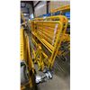 Image 2 : YELLOW SCAFFOLDING SAFETY RAILINGS & ANTI TIP LEGS