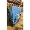 Image 2 : 2 BLUE METAL SINGLE DOOR SINGLE DRAWER HEAVY DUTY MOBILE TOOL STORAGE CHEST