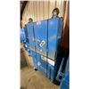 Image 1 : 2 BLUE METAL SINGLE DOOR SINGLE DRAWER HEAVY DUTY MOBILE TOOL STORAGE CHEST