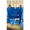 Image 1 : 2 BLUE METAL SINGLE DOOR SINGLE DRAWER HEAVY DUTY MOBILE TOOL STORAGE CHEST