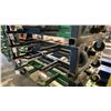 Image 2 : MACK RACK I 1000 LBS CAPACITY BLACK FOLDING MOBILE INDUSTRIAL WIRE / PRODUCT RACK