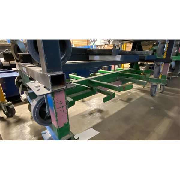 MACK RACK I 1000 LBS CAPACITY BLACK FOLDING MOBILE INDUSTRIAL WIRE / PRODUCT RACK