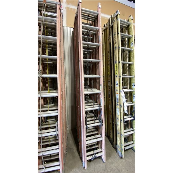 ALLRIGHT 20' ORANGE CARBON FIBER INDUSTRIAL EXTENSION LADDER