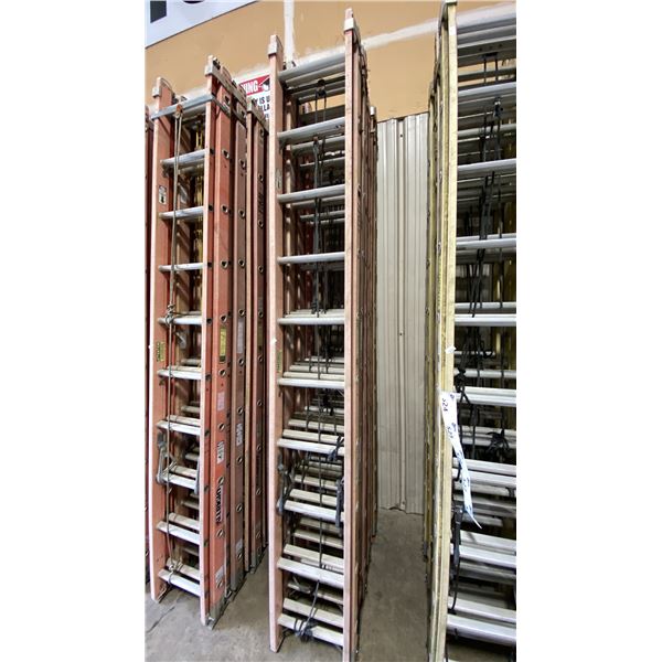 ALLRIGHT 20' ORANGE CARBON FIBER INDUSTRIAL EXTENSION LADDER