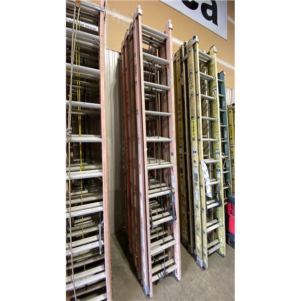 ALLRIGHT 20' ORANGE CARBON FIBER INDUSTRIAL EXTENSION LADDER