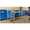 Image 2 : METALTECH YELLOW 6' MOBILE ADJUSTABLE HEIGHT DRYWALLER'S SCAFFOLDING WITH 1,000 LB LOAD CAPACITY