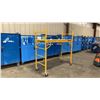 Image 2 : METALTECH YELLOW 6' MOBILE ADJUSTABLE HEIGHT DRYWALLER'S SCAFFOLDING WITH 1,000 LB LOAD CAPACITY