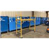 Image 2 : METALTECH YELLOW 6' MOBILE ADJUSTABLE HEIGHT DRYWALLER'S SCAFFOLDING WITH 1,000 LB LOAD CAPACITY