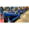 Image 6 : 5 ASSORTED SIZED BLUE METAL PLATFORM CARTS *NO HANDLES*