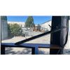 Image 6 : 20' BLACK TRANSPORT CONTAINER CONVERTED TO OPEN SIDE PARKLET PATIO STYLE SEATING AREA WITH CLEAR