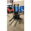 Image 1 : TOYOTA 8BWS13 ORANGE 2500 LBS CAPACITY 3 STAGE 104" MAST TYPE E INDUSTRIAL ELECTRIC WALK BEHIND