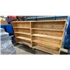 Image 1 : WOODEN MOBILE MULTI TIER CARTS APPROX 48"L X 24"D X 55.5"H