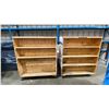 Image 1 : WOODEN MOBILE MULTI TIER CARTS APPROX 48"L X 24"D X 55.5"H