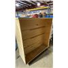 Image 3 : WOODEN MOBILE MULTI TIER CARTS APPROX 48"L X 24"D X 55.5"H