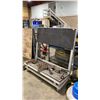 Image 1 : ALUMINUM SINGLE SIDED MOBILE INDUSTRIAL GLASS CART  *CONTENTS NOT INCLUDED*