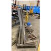 Image 3 : ALUMINUM SINGLE SIDED MOBILE INDUSTRIAL GLASS CART  *CONTENTS NOT INCLUDED*