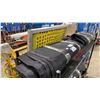 Image 1 : 2 LARGE HEAVY DUTY BLACK INDUSTRIAL CARGO NETTING - 5' X 25' & 9' X 23'