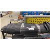 Image 2 : 2 LARGE HEAVY DUTY BLACK INDUSTRIAL CARGO NETTING - 5' X 25' & 9' X 23'