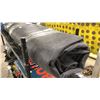 Image 4 : 2 LARGE HEAVY DUTY BLACK INDUSTRIAL CARGO NETTING - 5' X 25' & 9' X 23'
