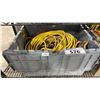 Image 2 : 2 BINS OF ASSORTED EXTENSION CORDS *BINS INCLUDED*
