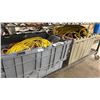Image 4 : 2 BINS OF ASSORTED EXTENSION CORDS *BINS INCLUDED*