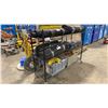 Image 1 : 3 TIER BLACK ADJUSTABLE WIRE MOBILE RACK APPROX 60"L X 18"D X 47"H