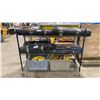 Image 2 : 3 TIER BLACK ADJUSTABLE WIRE MOBILE RACK APPROX 60"L X 18"D X 47"H