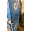 Image 5 : 2 BLUE METAL SINGLE DOOR SINGLE DRAWER HEAVY DUTY MOBILE TOOL STORAGE CHEST
