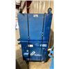 Image 1 : 2 BLUE METAL SINGLE DOOR SINGLE DRAWER HEAVY DUTY MOBILE TOOL STORAGE CHEST