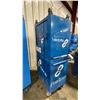 Image 2 : 2 BLUE METAL SINGLE DOOR SINGLE DRAWER HEAVY DUTY MOBILE TOOL STORAGE CHEST