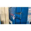Image 3 : 2 BLUE METAL SINGLE DOOR SINGLE DRAWER HEAVY DUTY MOBILE TOOL STORAGE CHEST