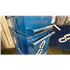 Image 4 : 2 BLUE METAL SINGLE DOOR SINGLE DRAWER HEAVY DUTY MOBILE TOOL STORAGE CHEST