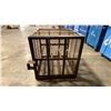 Image 1 : METAL SINGLE DOOR MESH 4 BOTTLE PROPANE STORAGE RACK