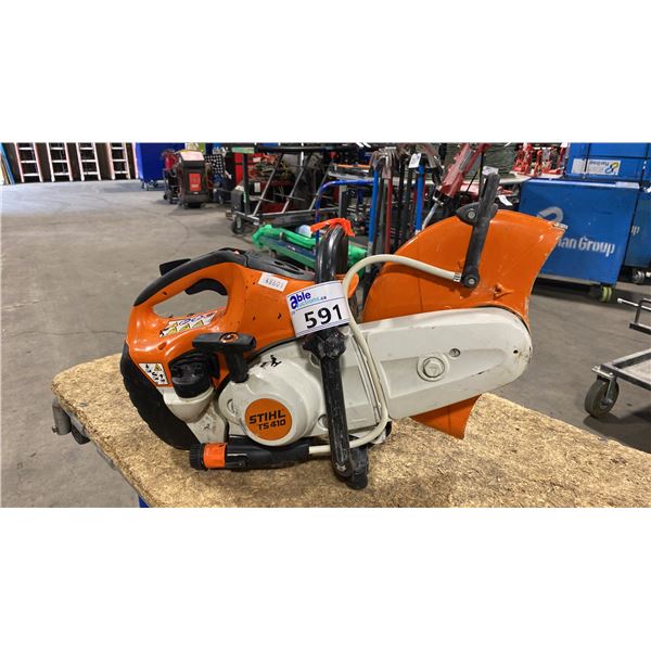 STIHL TS 410 GAS POWERED COMMERCIAL PORTABLE CHOP SAW