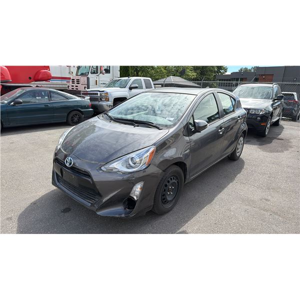 2016 TOYOTA PRIUS HYBRID, 4DR STATION WAGON, SILVER, VIN JTDKDTB37G1125409,