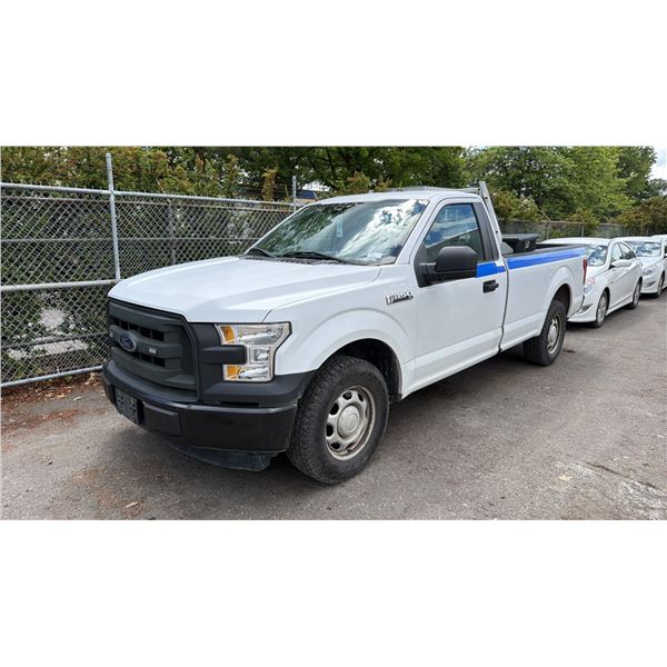2016 FORD F150 XL PICKUP WHITE VIN 1FTMF1C84GKF22765