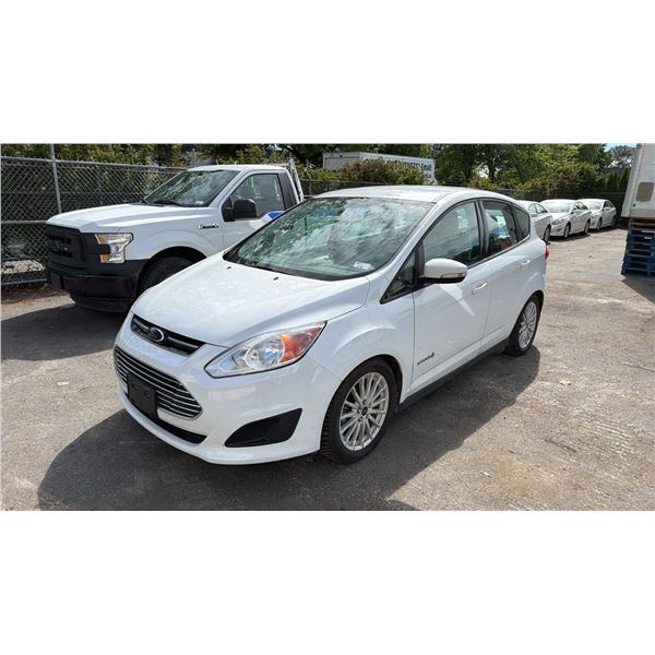 2016 FORD C-MAX HYBRID HATCHBACK WHITE VIN 1FADP5AU4GL118675