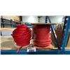 Image 1 : 4 SPOOLS OF RED INDUSTRIAL POLYPROPYLENE 3 STRAND DANLINE *MUST TAKE ALL*