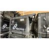 Image 2 : SOUTHWIRE BLACK PLASTIC / METAL  2 TIER 46"L X 26"W X 33 1/2"H INDUSTRIAL MOBILE PRODUCT / TOOL