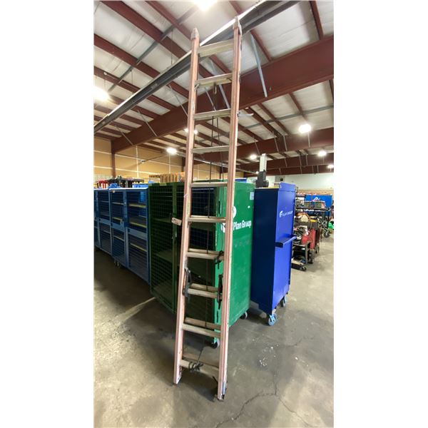ALLRIGHT 20' ORANGE CARBON FIBER INDUSTRIAL EXTENSION LADDER