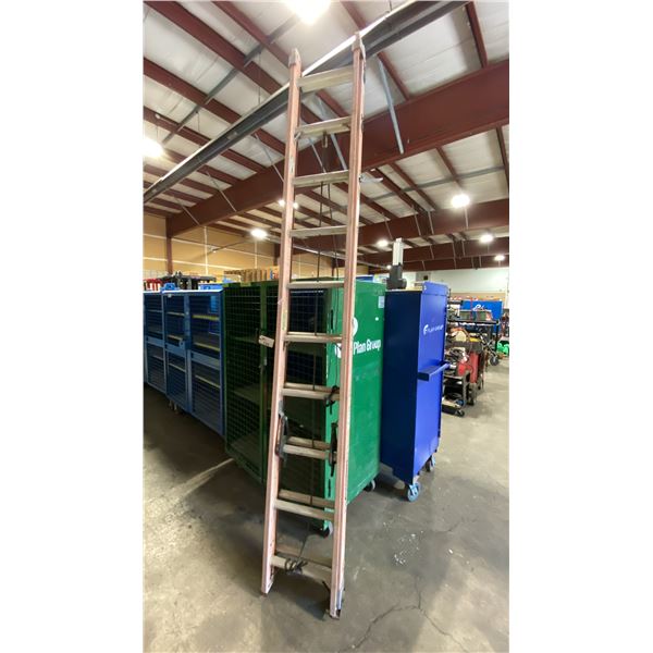 ALLRIGHT 20' ORANGE CARBON FIBER INDUSTRIAL EXTENSION LADDER