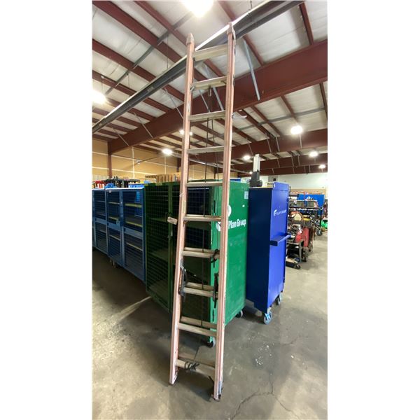 ALLRIGHT 20' ORANGE CARBON FIBER INDUSTRIAL EXTENSION LADDER