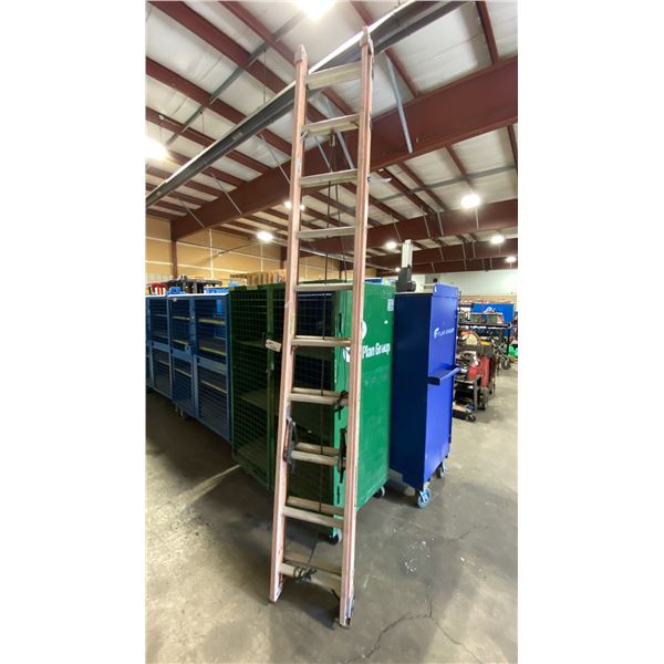 ALLRIGHT 20' ORANGE CARBON FIBER INDUSTRIAL EXTENSION LADDER