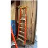 Image 1 : WERNER PODIUM 6' ORANGE CARBON FIBER INDUSTRIAL PLATFORM LADDER