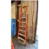 Image 1 : WERNER PODIUM 6' ORANGE CARBON FIBER INDUSTRIAL PLATFORM LADDER