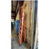 Image 2 : WERNER PODIUM 6' ORANGE CARBON FIBER INDUSTRIAL PLATFORM LADDER