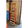 Image 1 : WERNER PODIUM 6' ORANGE CARBON FIBER INDUSTRIAL PLATFORM LADDER